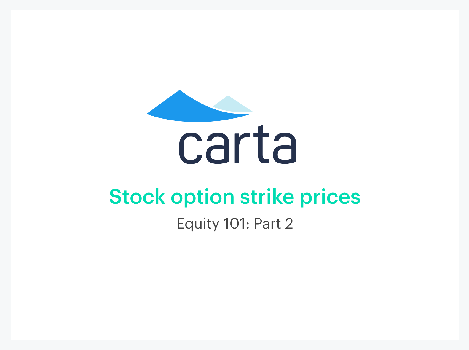 stock option strike price