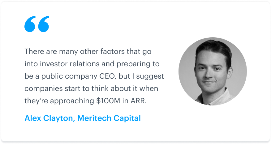 SaaS company valuations, metrics, and IPOs: An interview with Alex Clayton of Meritech Capital 4