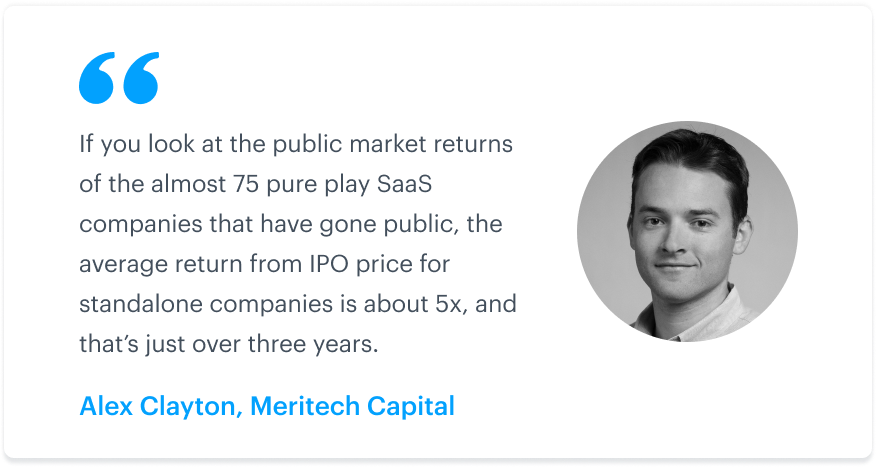 SaaS company valuations, metrics, and IPOs: An interview with Alex Clayton of Meritech Capital 5