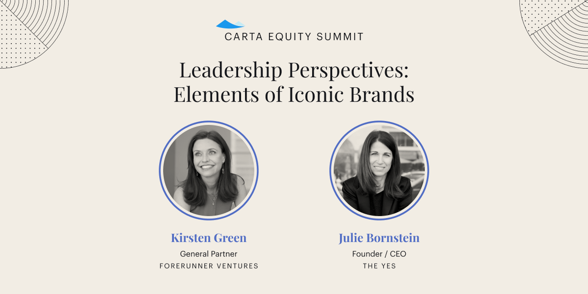 Elements of Iconic Brands speakers Julie Bornstein and Kirsten Green
