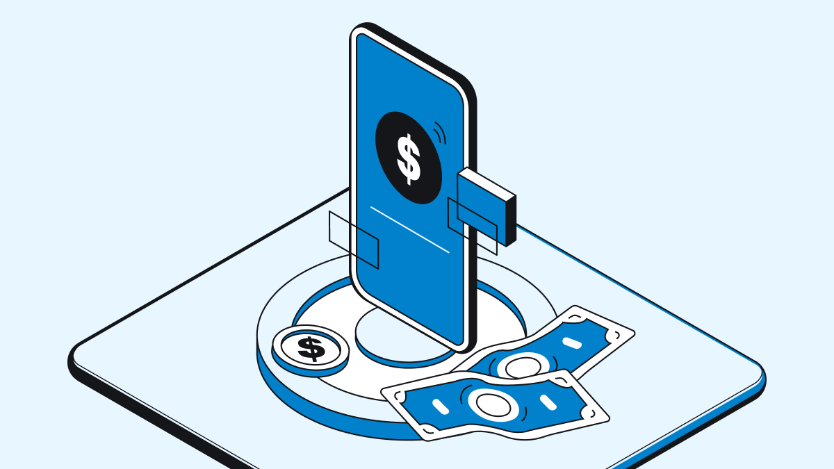 Cell phone taking digital payments